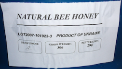 Honey in drums