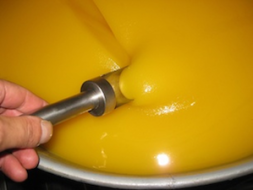 Honey in drums
